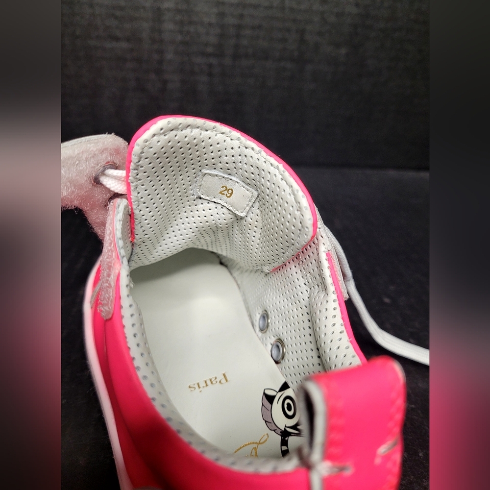 Pink Christian Louboutin Girls Child Sneakers Size 29 - Picture 2 of 16
